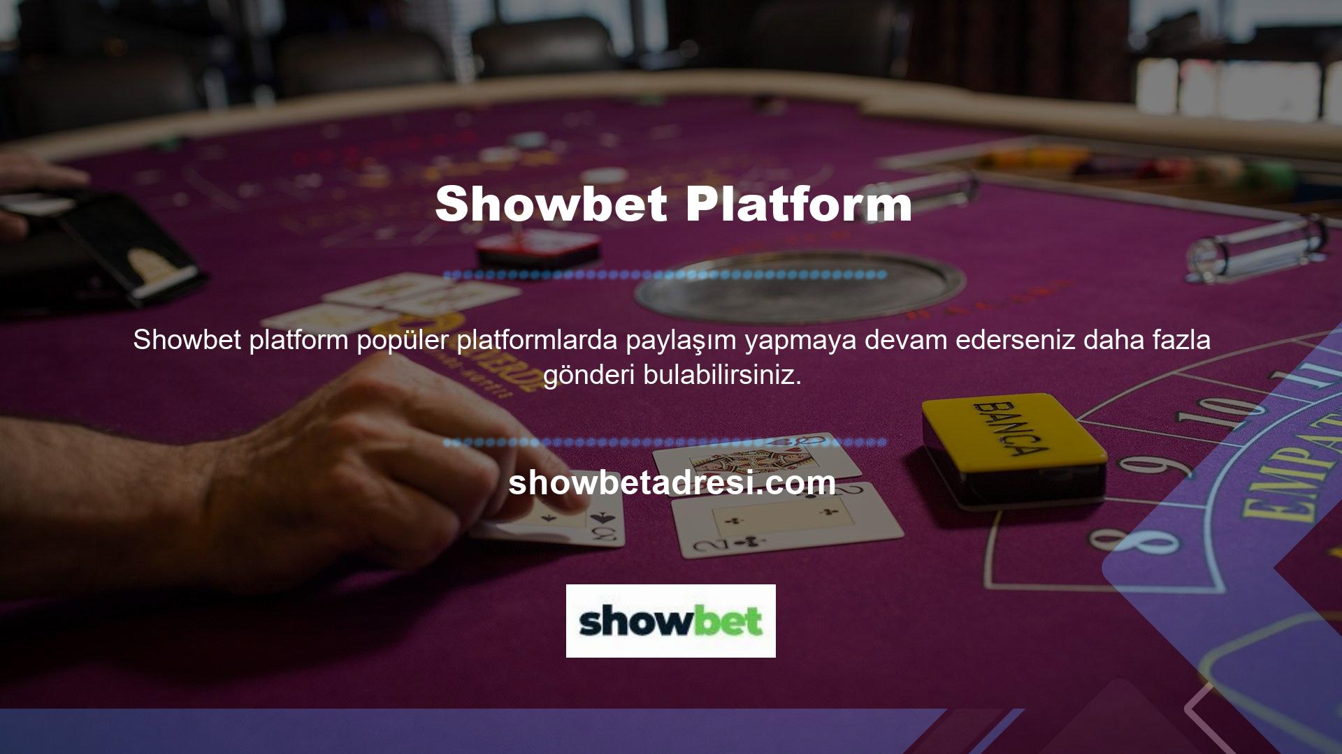 Showbet kayıt seçeneği tamamen farklı bir casino ve bahis deneyimi sunuyor