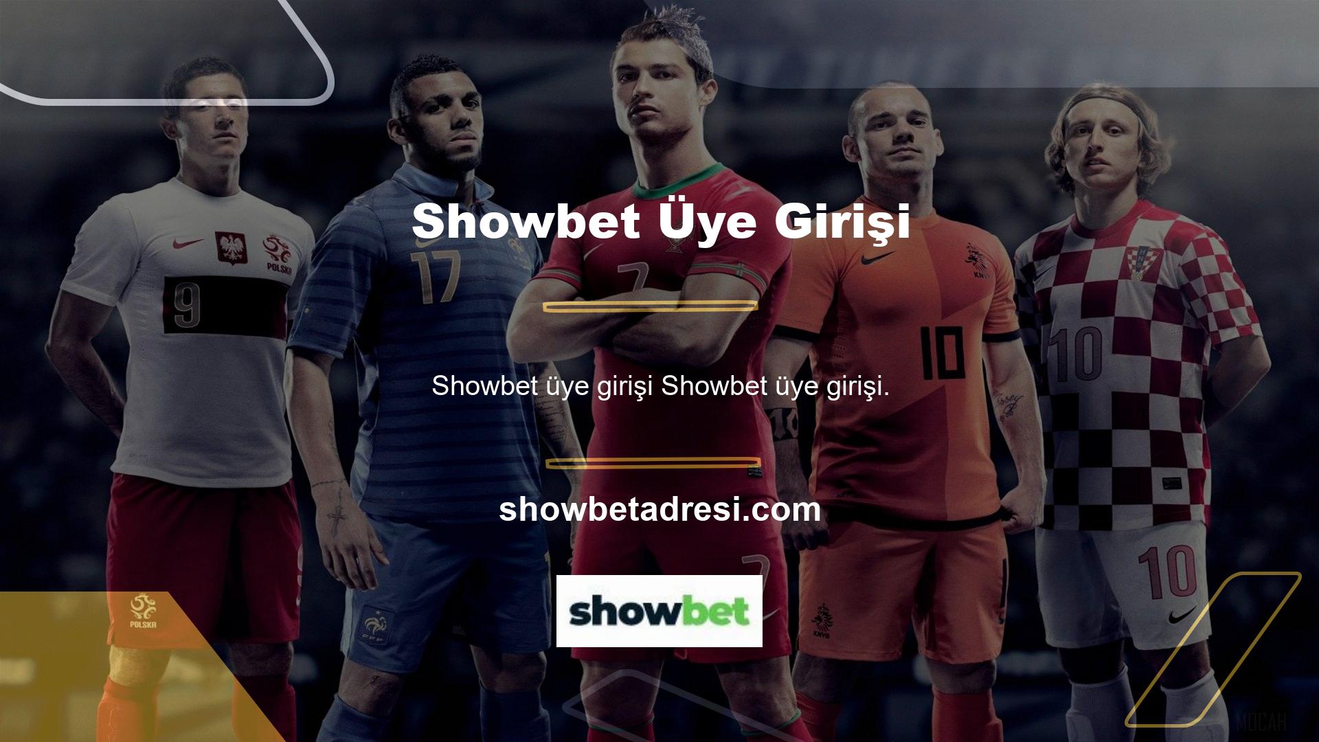 Showbet girişi, Türkiye'deki milyonlarca insan için canlı bir bahis ağı sağlar